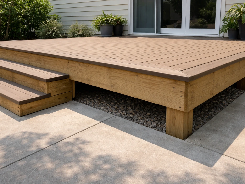 How to Build a Deck Over a Concrete Patio