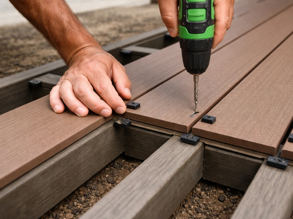 how to build a deck off a concrete patio