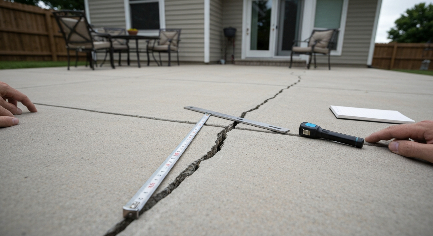 my concrete patio is cracking