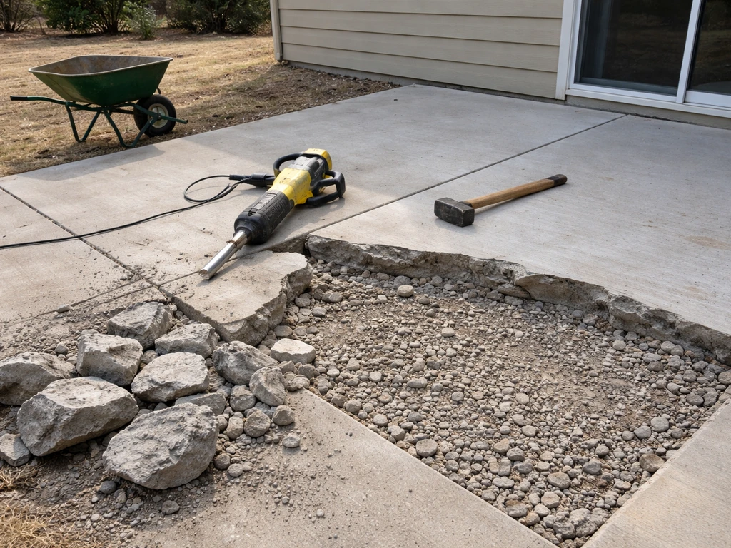 How to Remove a Concrete Patio Step by Step Guide