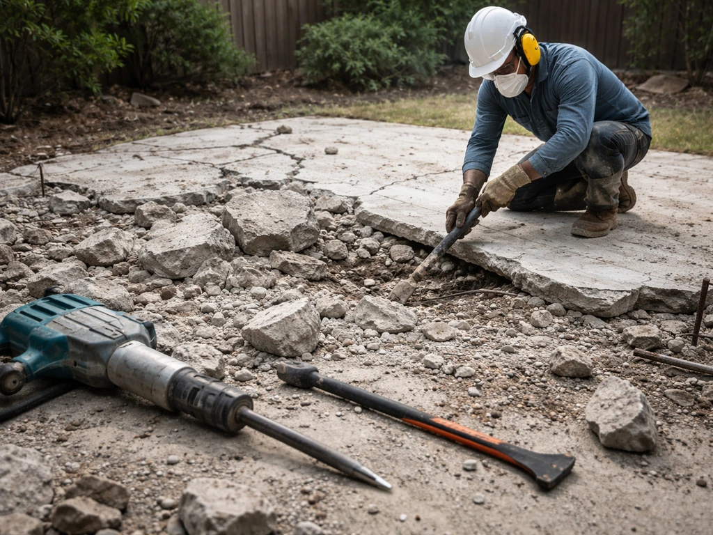 How to Demo a Concrete Patio: Step-by-Step DIY Guide