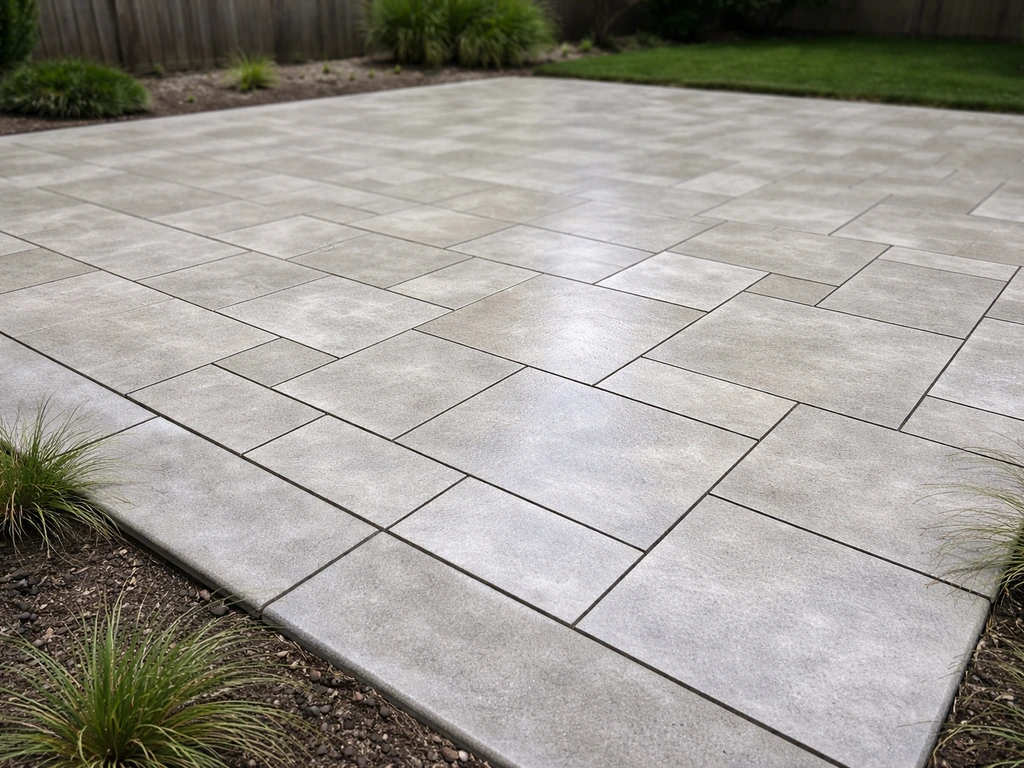 how to lay patio tiles on concrete