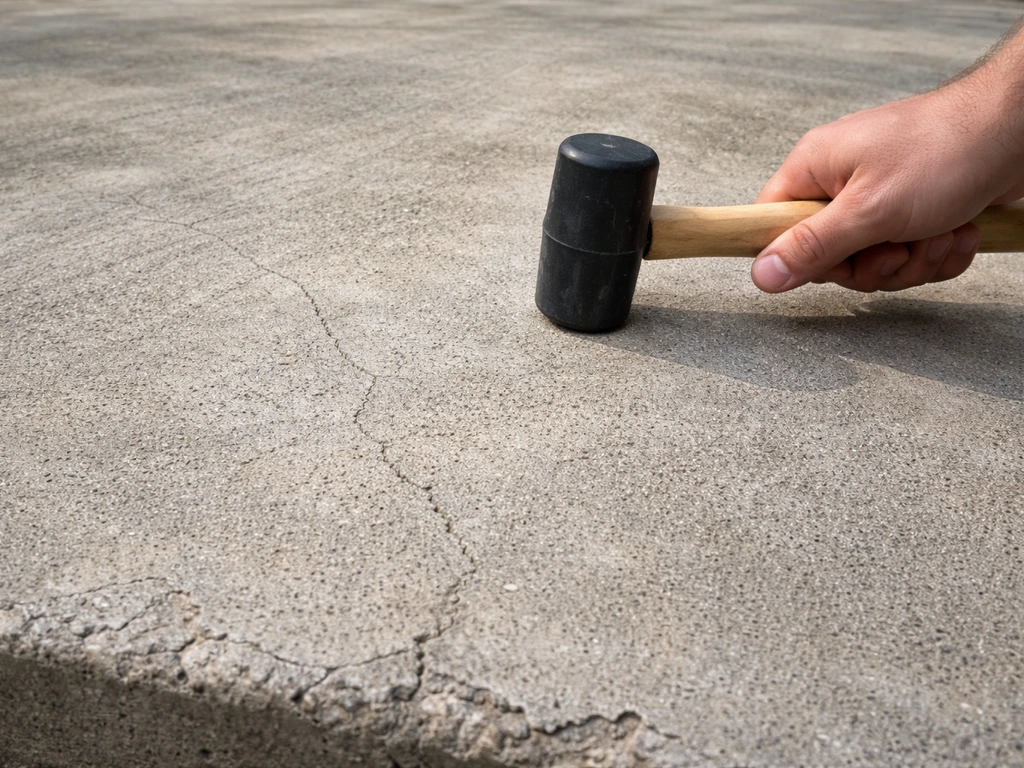 how to lay tile on concrete patio