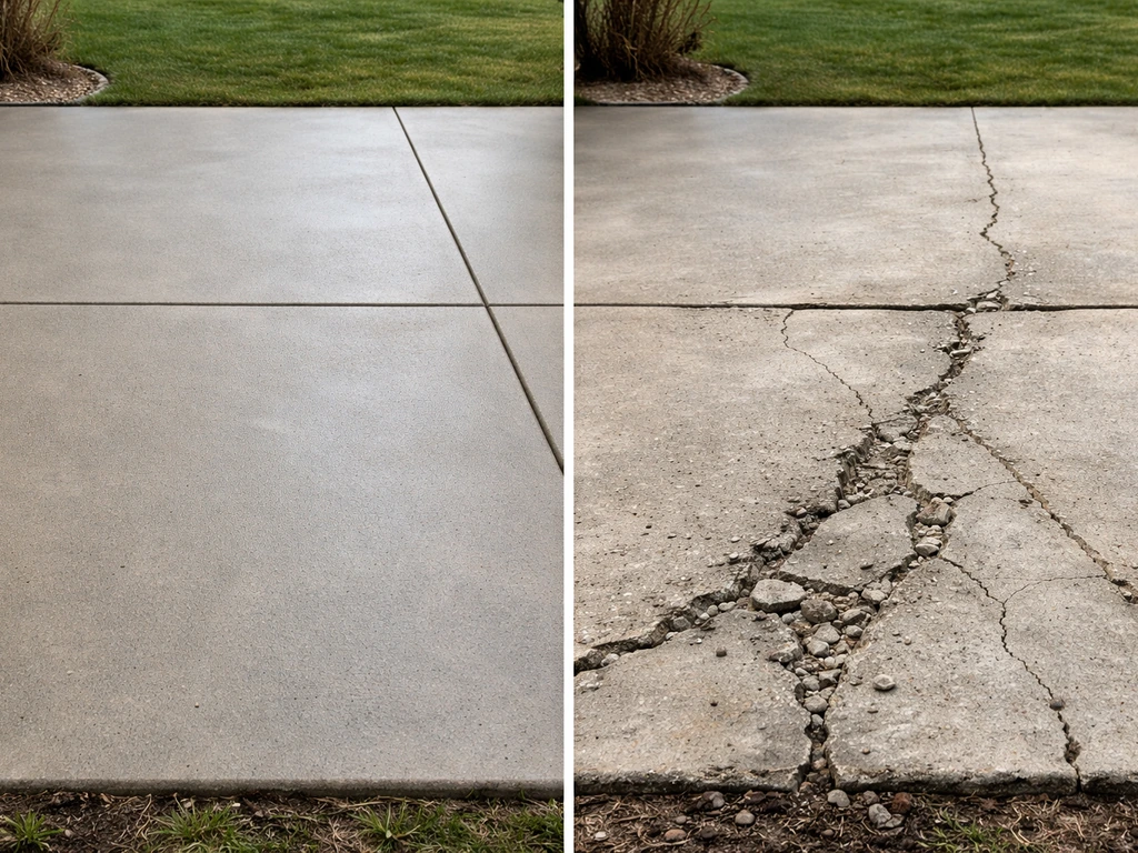 how to extend patio with concrete