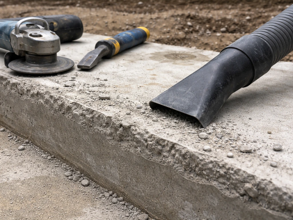 how to extend a patio with concrete