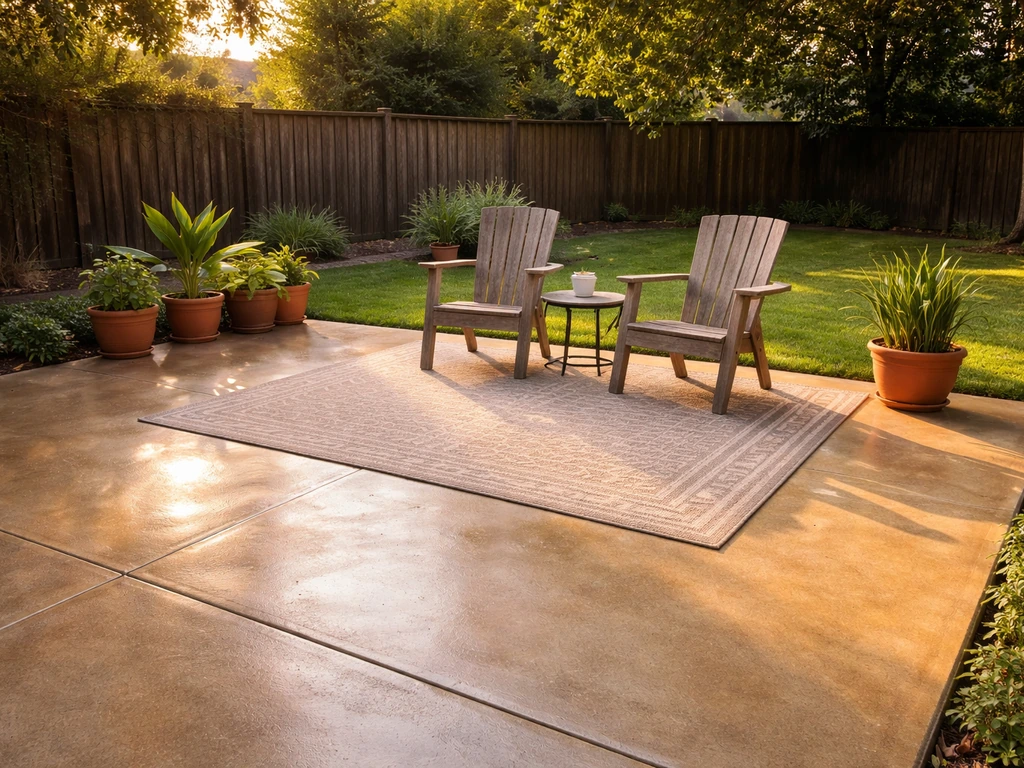 How to Decorate a Concrete Patio: DIY Guide for Stain, Paint, More