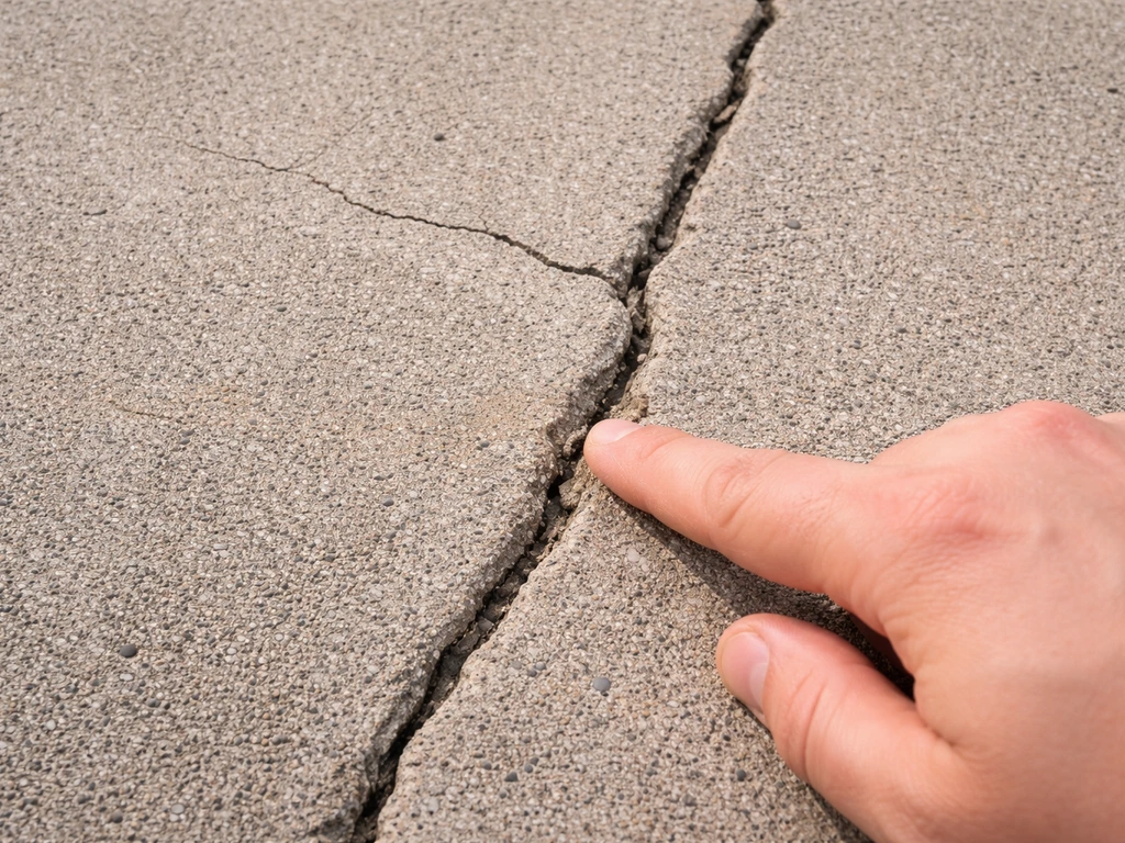 how to cover up cracked concrete patio