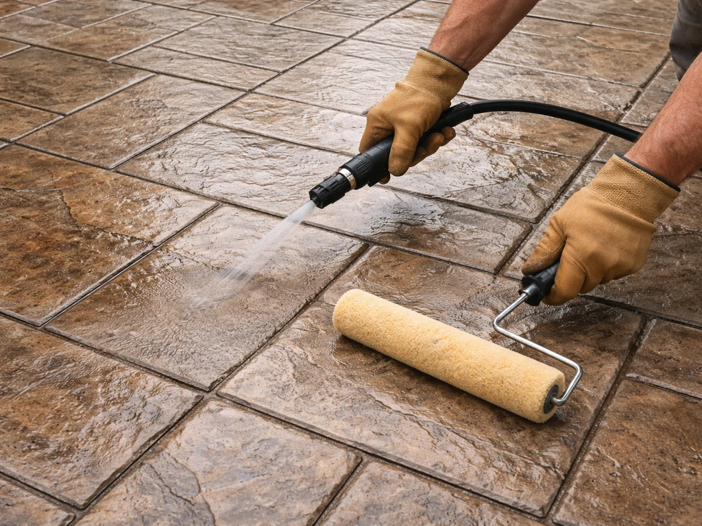 How to Reseal a Stamped Concrete Patio Step by Step