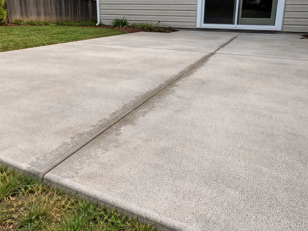 how to level out concrete patio